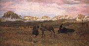 Giovanni Segantini Returning Home Sweden oil painting artist